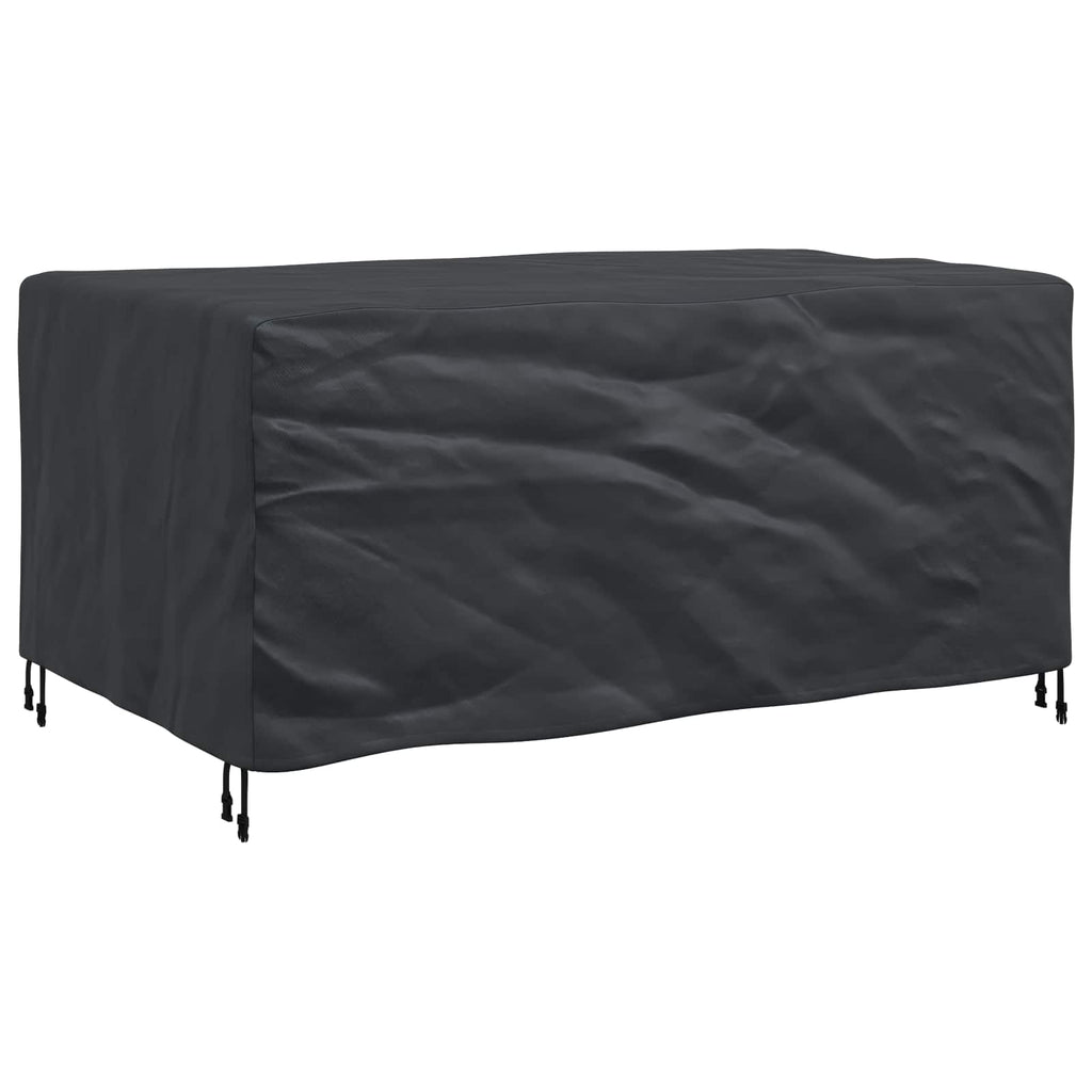 vidaXL Pokrowiec na meble Gładki Czarny 172 x 113 x 73 cm 210D