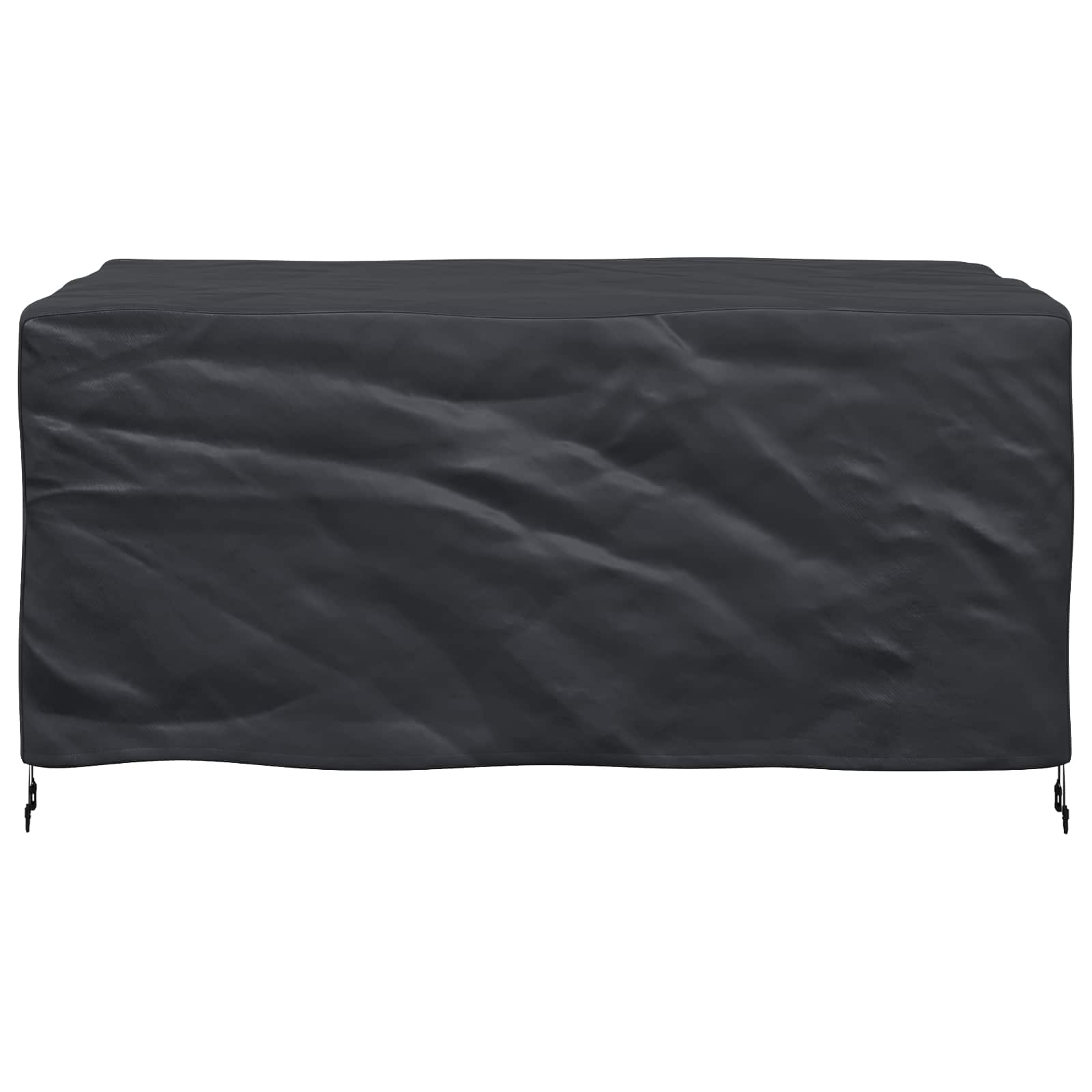 vidaXL Pokrowiec na meble Gładki Czarny 172 x 113 x 73 cm 210D