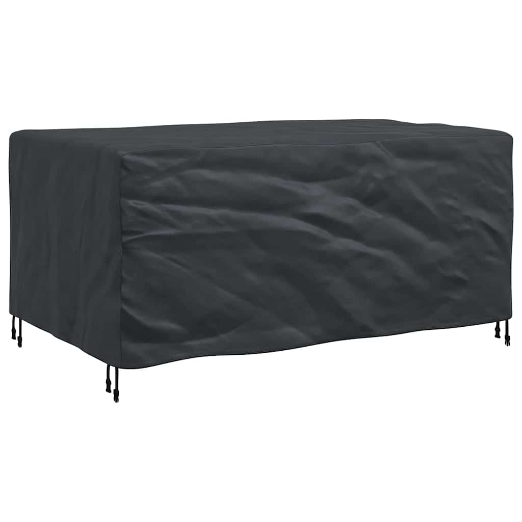 vidaXL Pokrowiec na meble Gładki Czarny 172 x 113 x 73 cm 600D