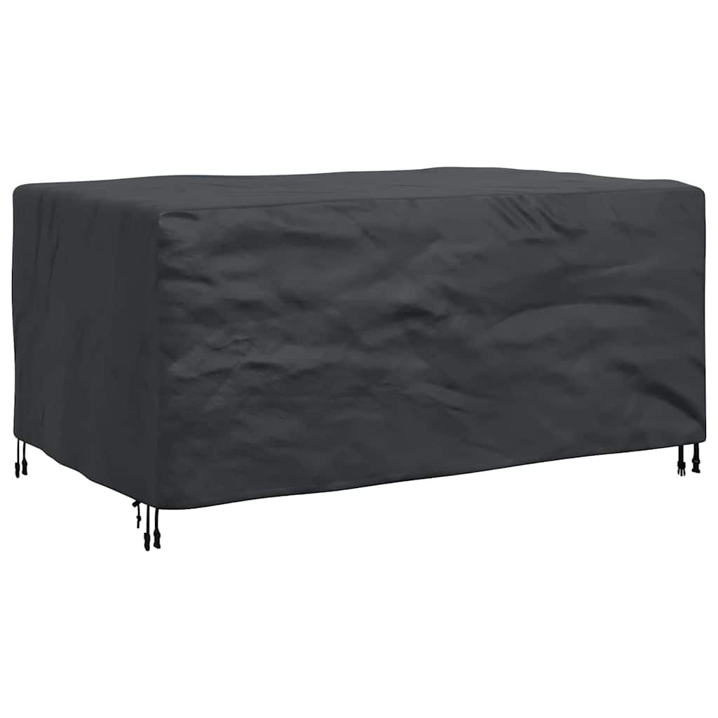 vidaXL Pokrowiec na meble Gładki Czarny 172 x 113 x 73 cm 600D