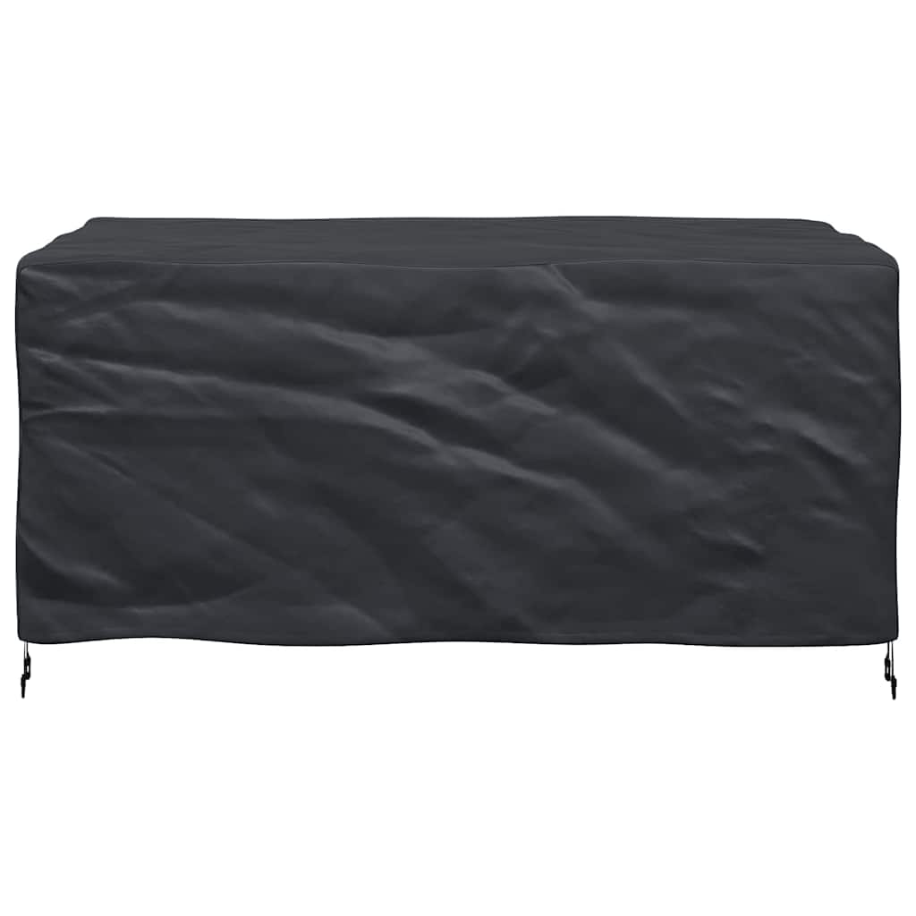 vidaXL Pokrowiec na meble Gładki Czarny 172 x 113 x 73 cm 600D
