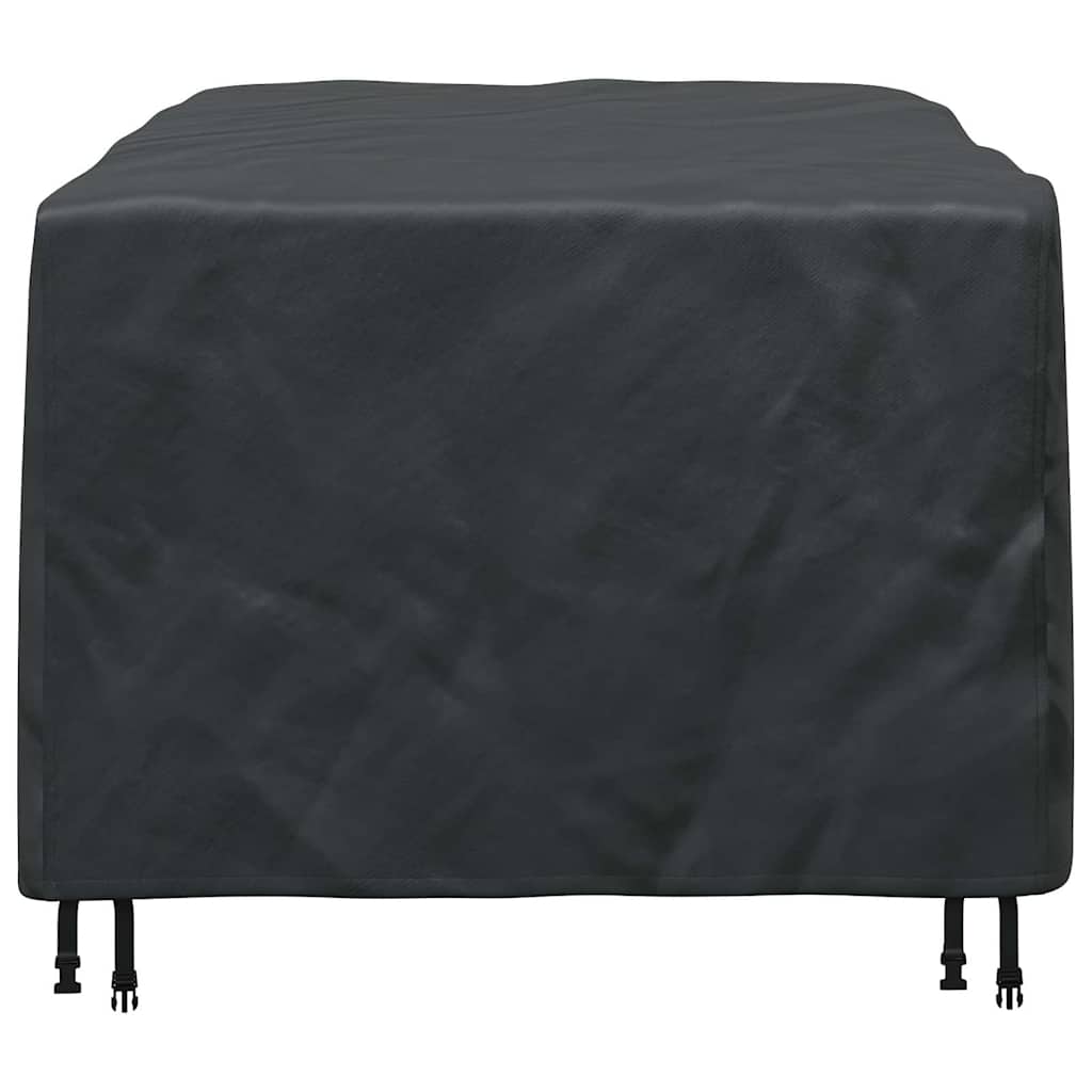 vidaXL Pokrowiec na meble Gładki Czarny 172 x 113 x 73 cm 600D