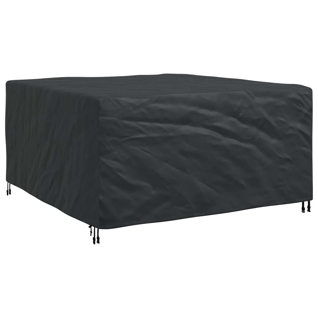 vidaXL Pokrowiec na meble Gładki Czarny 180 x 190 x 85 cm 210D