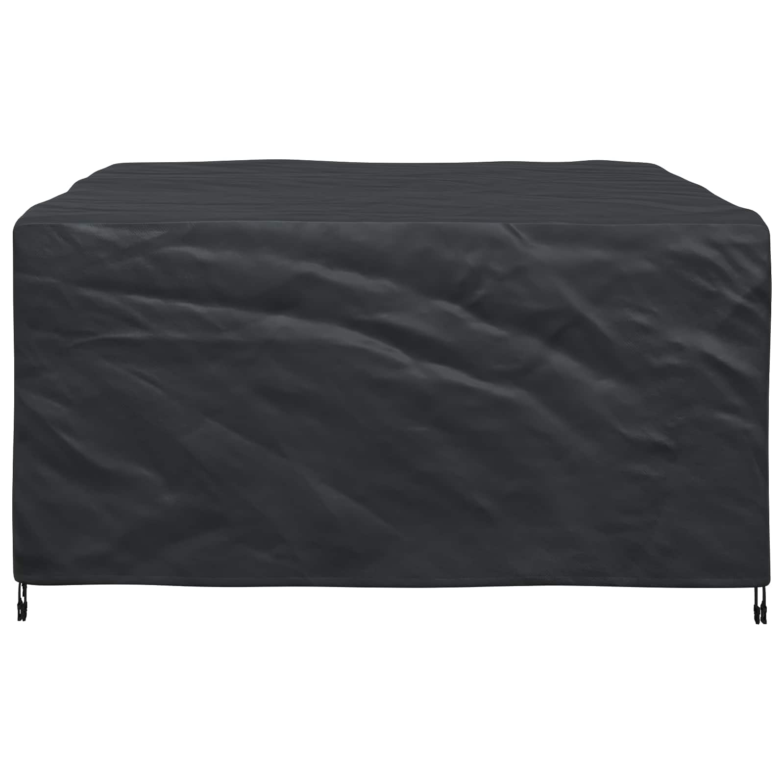 vidaXL Pokrowiec na meble Gładki Czarny 180 x 190 x 85 cm 210D