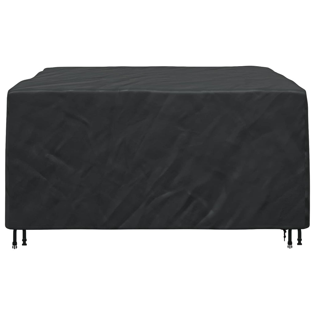 vidaXL Pokrowiec na meble Gładki Czarny 180 x 190 x 85 cm 210D