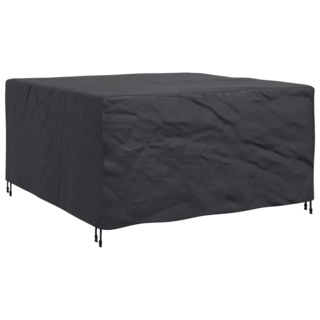 vidaXL Pokrowiec na meble Gładki Czarny 180 x 190 x 85 cm 600D