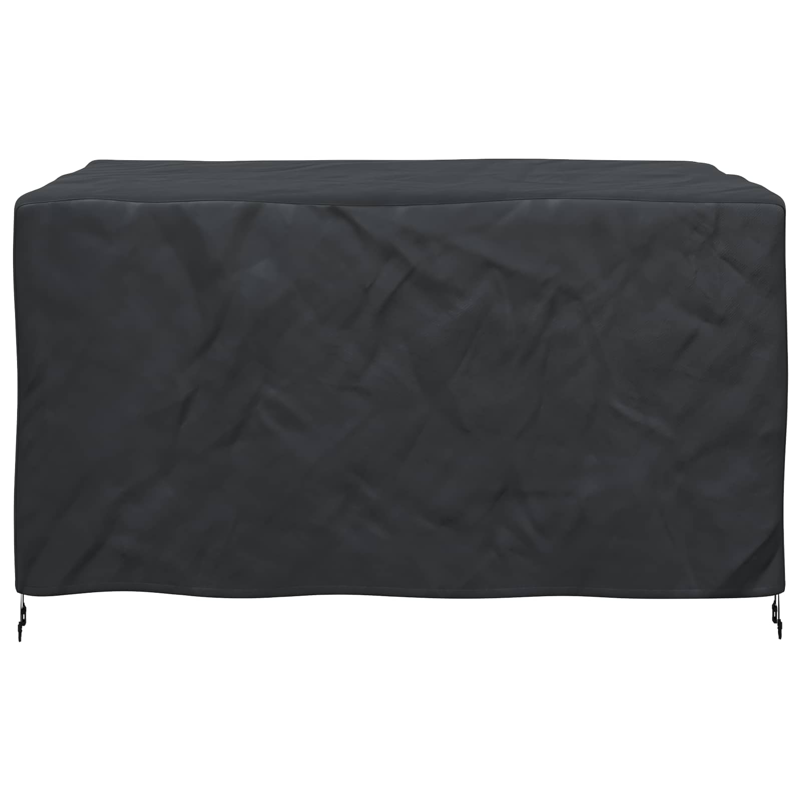 vidaXL Pokrowiec na meble Gładki Czarny 180 x 120 x 74 cm 420D