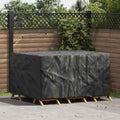 vidaXL Pokrowiec na meble Gładki Czarny 180 x 140 x 90 cm 600D