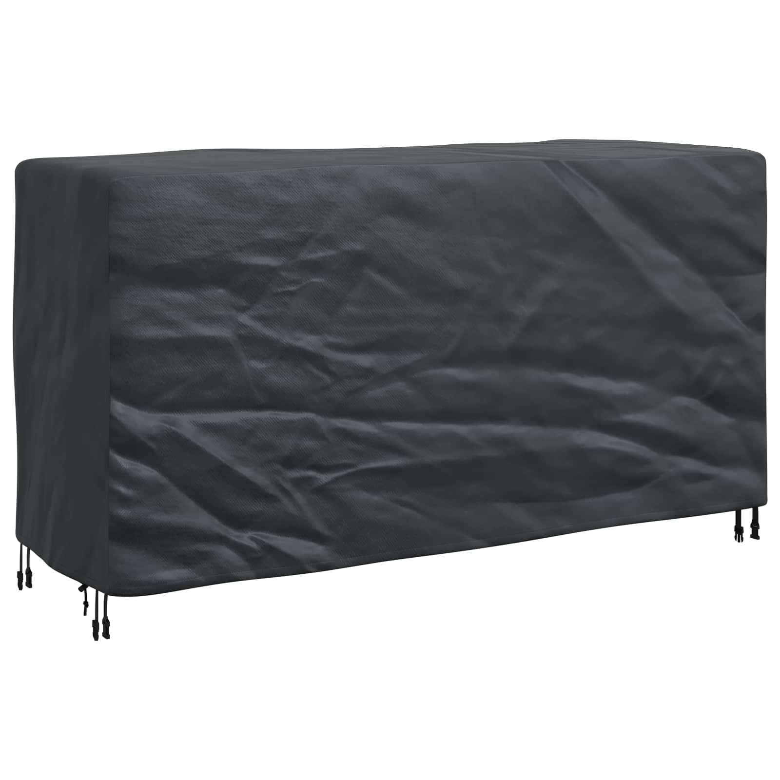 vidaXL Pokrowiec na meble Gładki Czarny 180 x 70 x 90 cm 420D