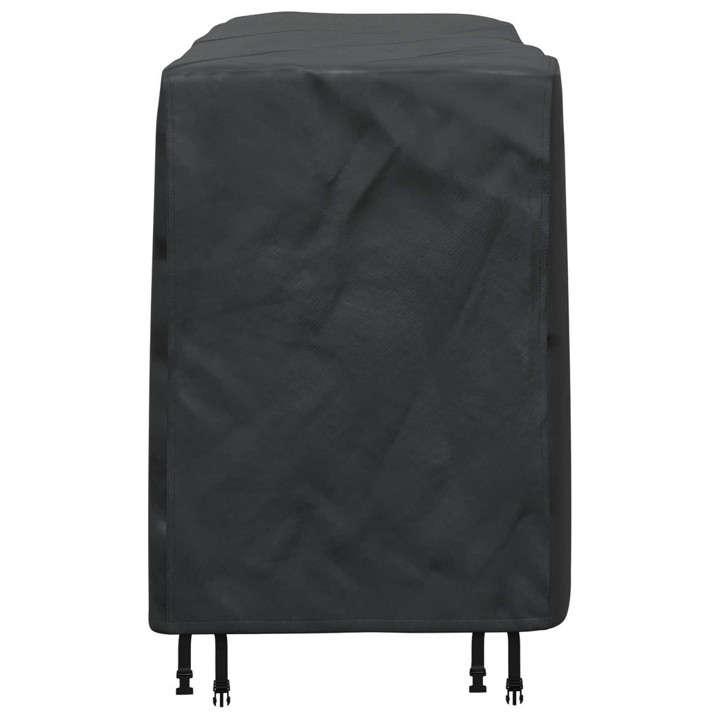 vidaXL Pokrowiec na meble Gładki Czarny 180 x 70 x 90 cm 420D