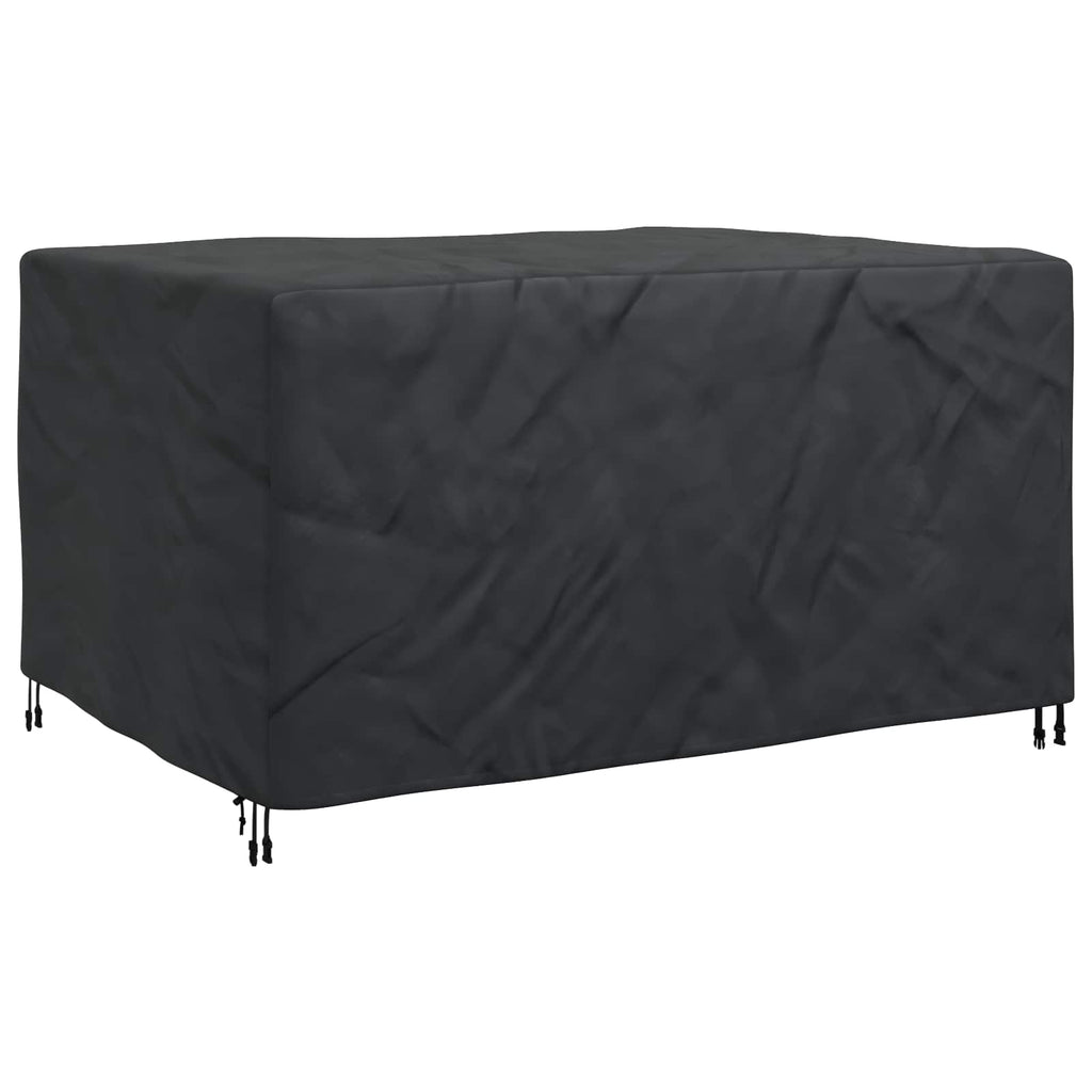 vidaXL Pokrowiec na meble Gładki Czarny 180 x 150 x 85 cm 210D