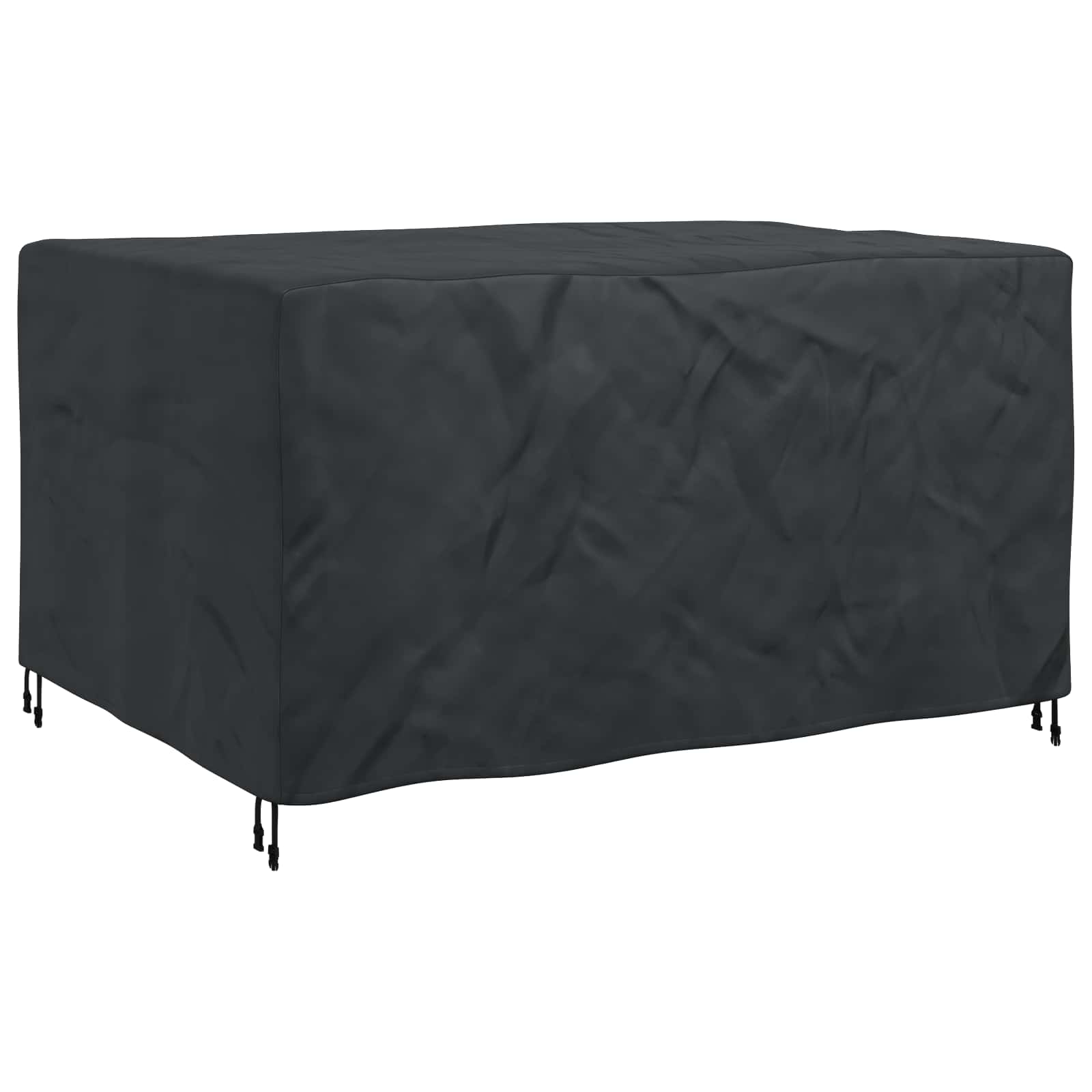 vidaXL Pokrowiec na meble Gładki Czarny 180 x 150 x 85 cm 420D