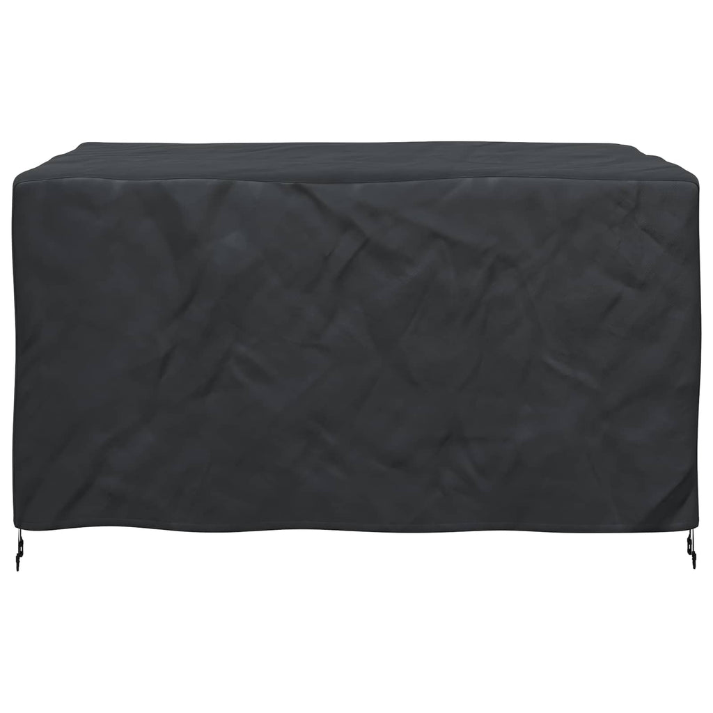 vidaXL Pokrowiec na meble Gładki Czarny 180 x 150 x 85 cm 600D