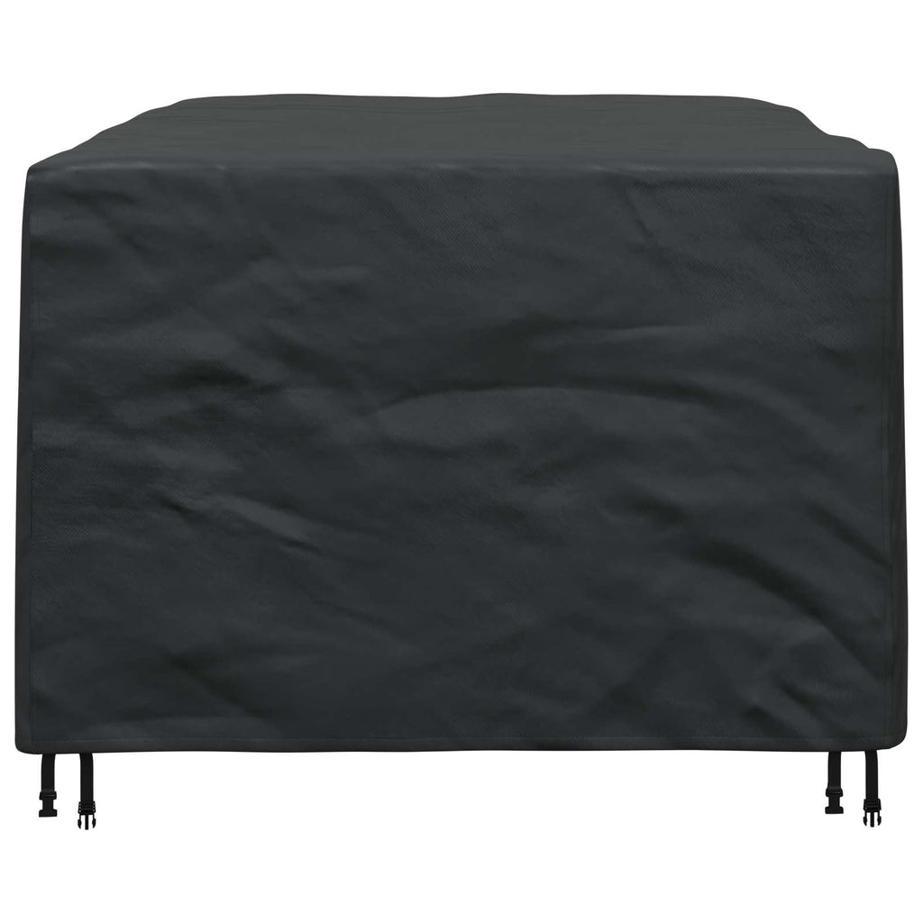 vidaXL Pokrowiec na meble Gładki Czarny 180 x 150 x 85 cm 600D