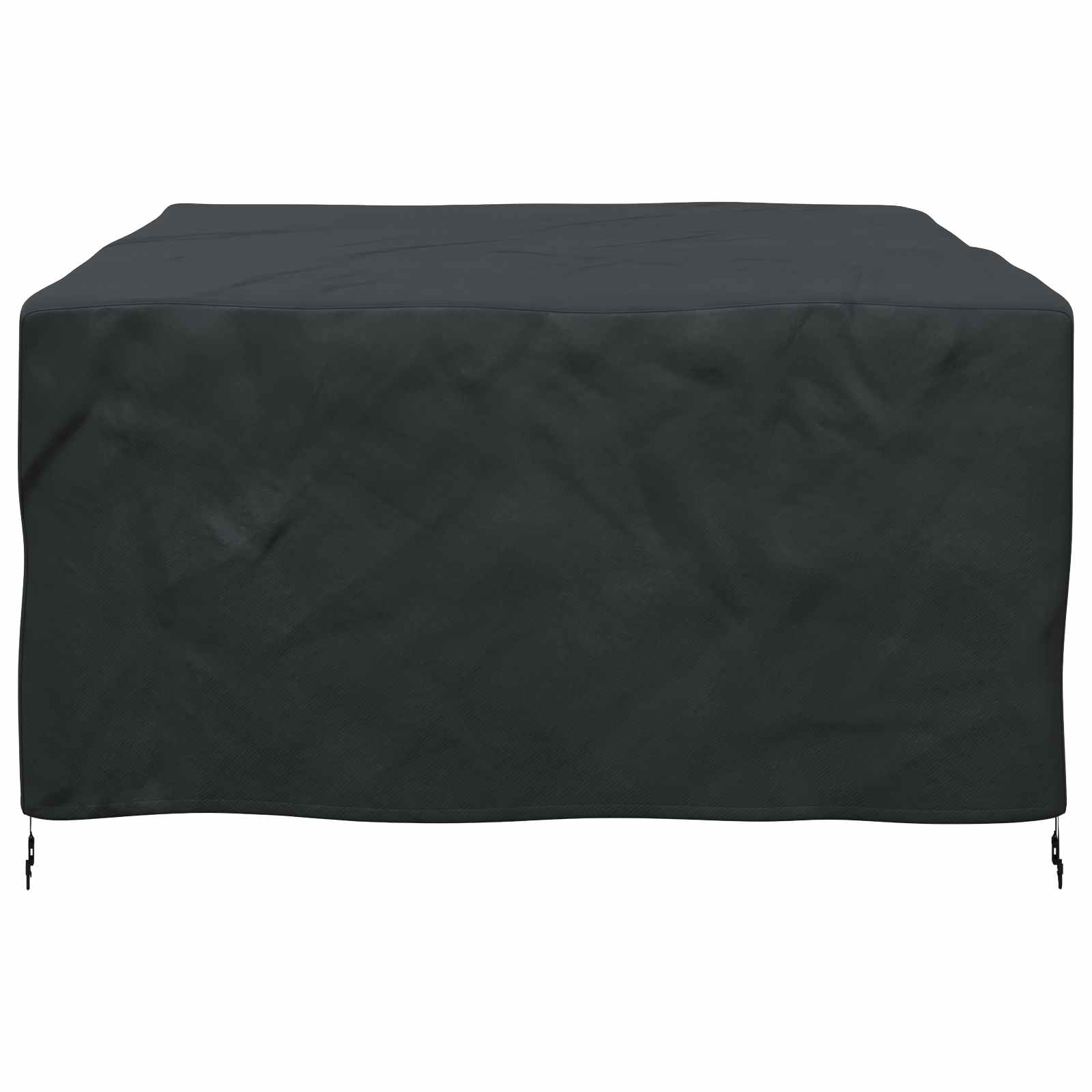 vidaXL Pokrowiec na meble Gładki Czarny 200 x 160 x 70 cm 600D
