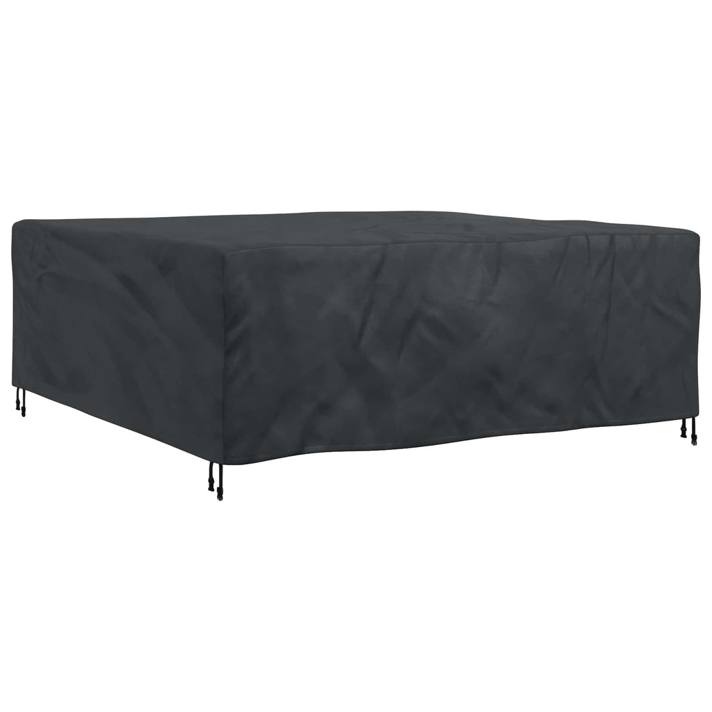 vidaXL Pokrowiec na meble Gładki Czarny 200 x 190 x 85 cm 600D
