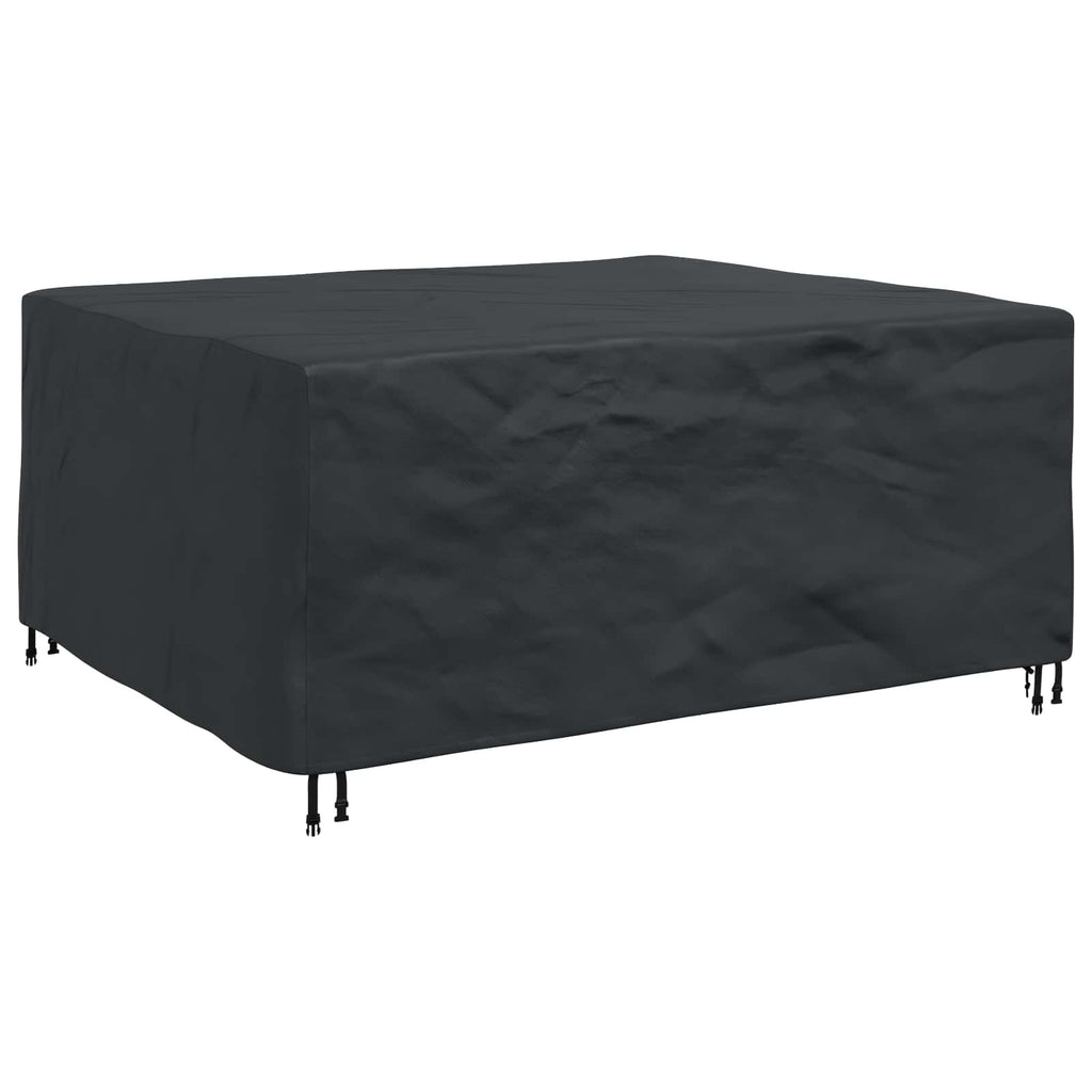 vidaXL Pokrowiec na meble Gładki Czarny 200 x 150 x 85 cm 210D