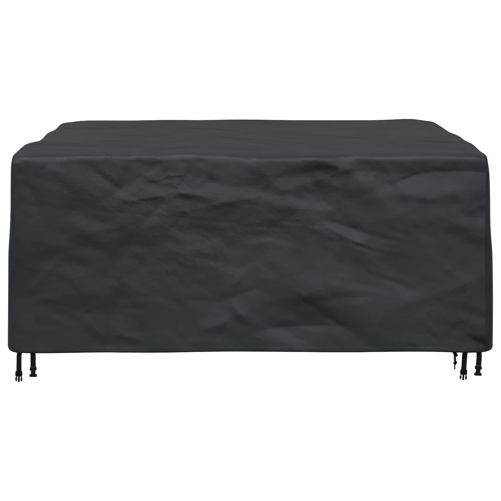 vidaXL Pokrowiec na meble Gładki Czarny 200 x 150 x 85 cm 210D