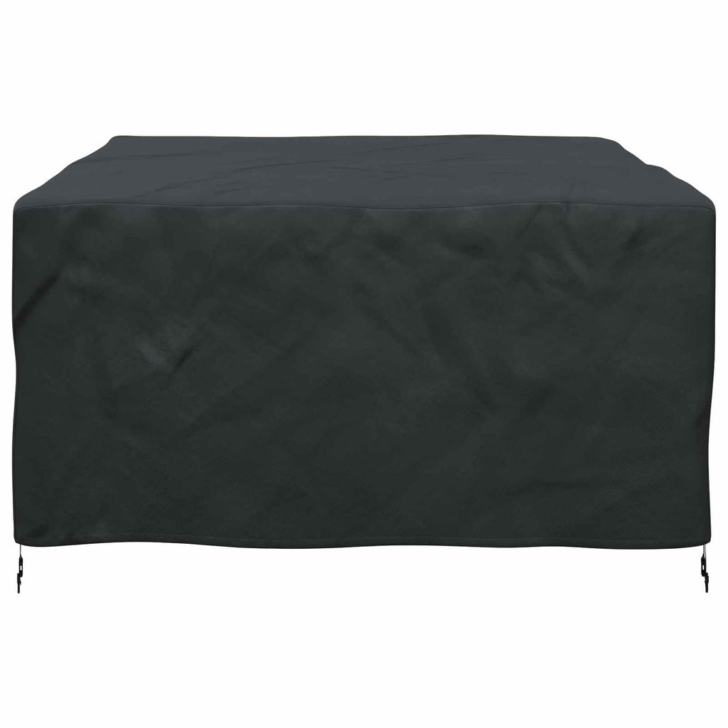 vidaXL Pokrowiec na meble Gładki Czarny 200 x 150 x 85 cm 210D