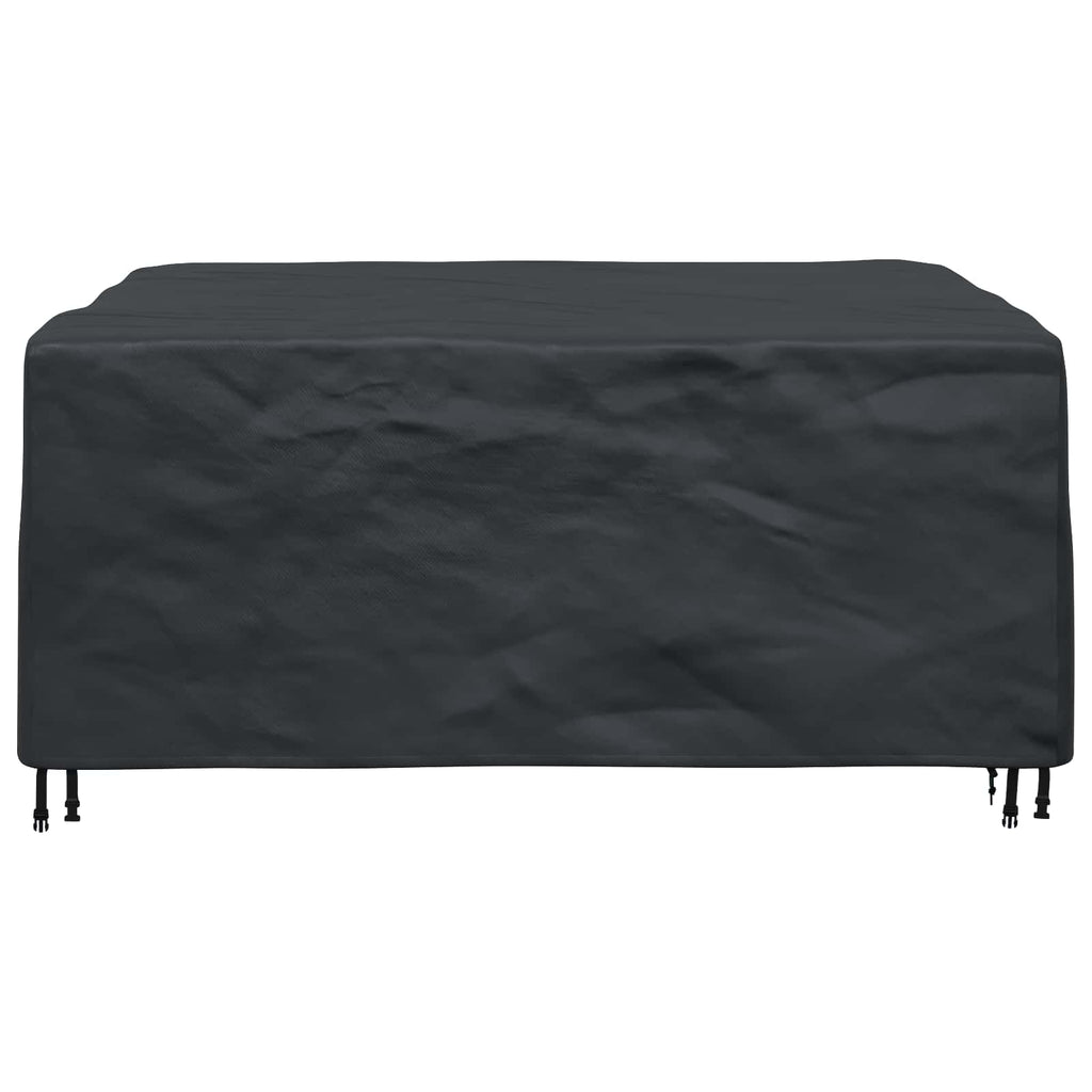 vidaXL Pokrowiec na meble Gładki Czarny 200 x 165 x 80 cm 600D