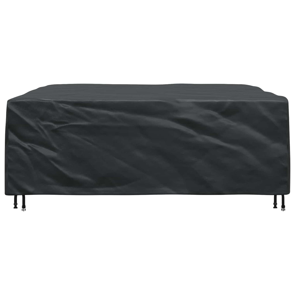vidaXL Pokrowiec na meble Gładki Czarny 210 x 200 x 70 cm 420D