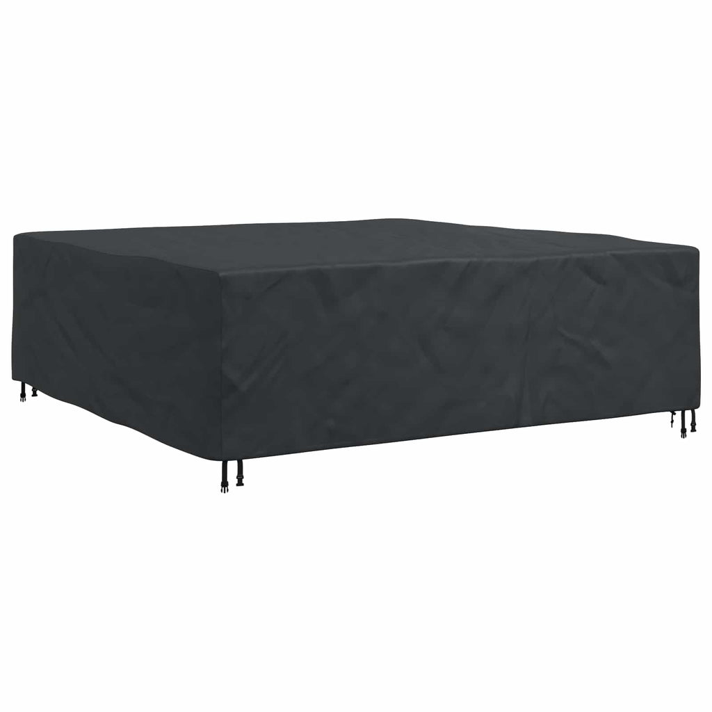 vidaXL Pokrowiec na meble Gładki Czarny 220 x 220 x 70 cm 210D