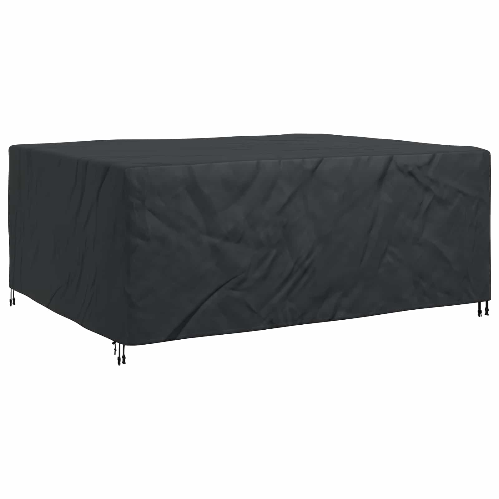 vidaXL Pokrowiec na meble Gładki Czarny 220 x 190 x 85 cm 420D
