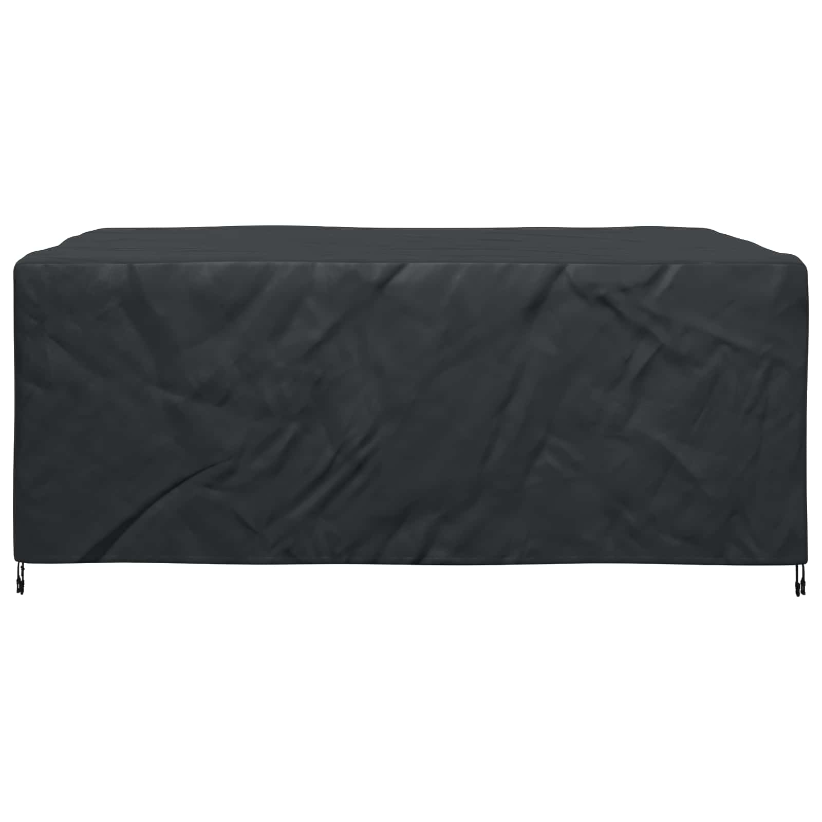 vidaXL Pokrowiec na meble Gładki Czarny 220 x 190 x 85 cm 600D