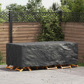 vidaXL Pokrowiec na meble Gładki Czarny 229 x 113 x 73 cm 210D