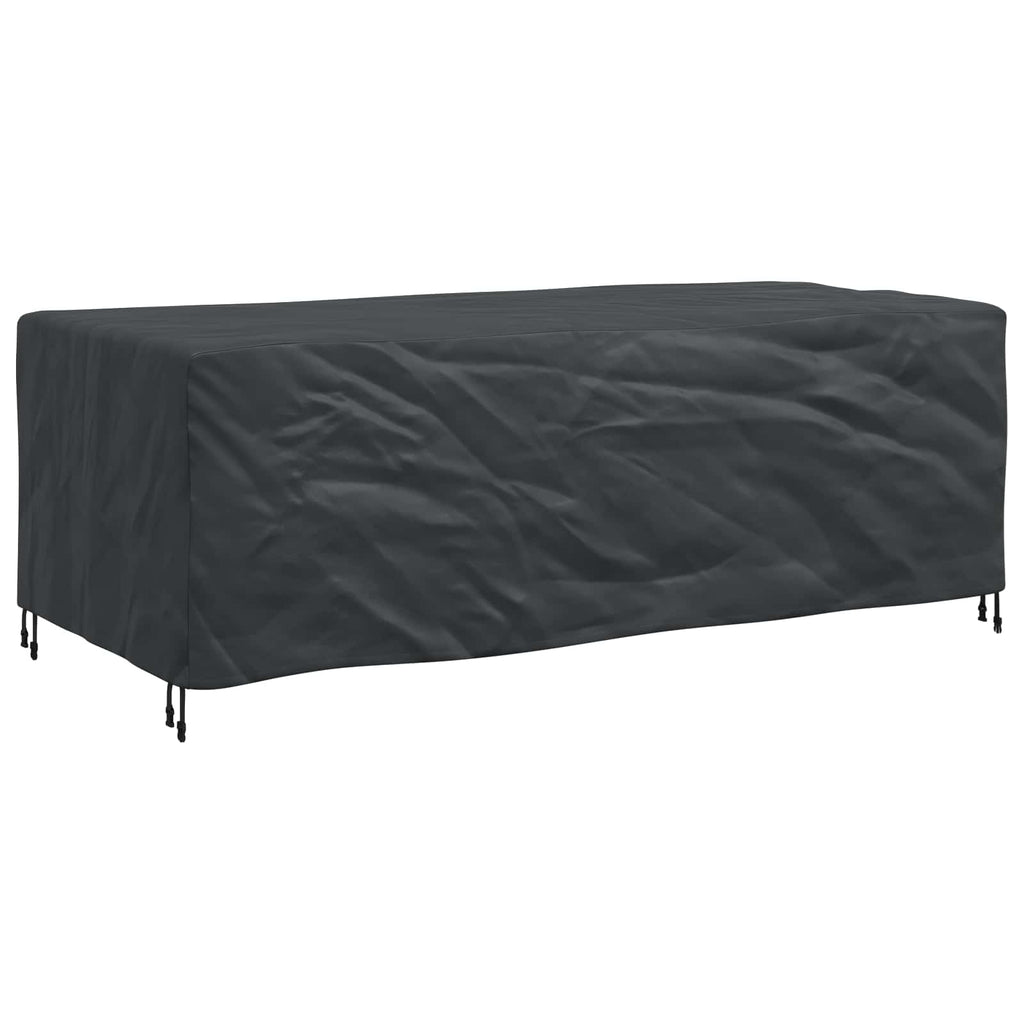 vidaXL Pokrowiec na meble Gładki Czarny 229 x 113 x 73 cm 210D