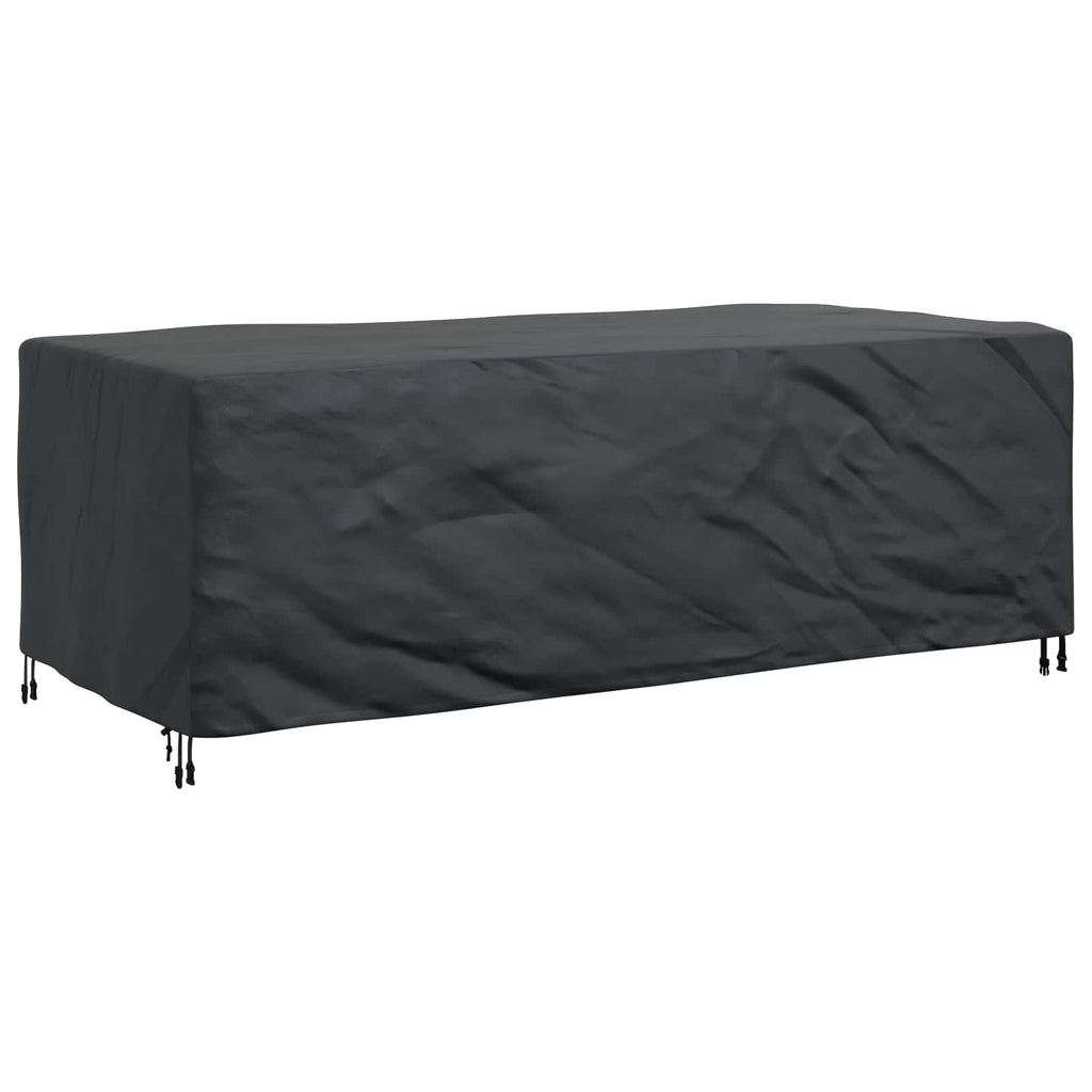 vidaXL Pokrowiec na meble Gładki Czarny 229 x 113 x 73 cm 210D
