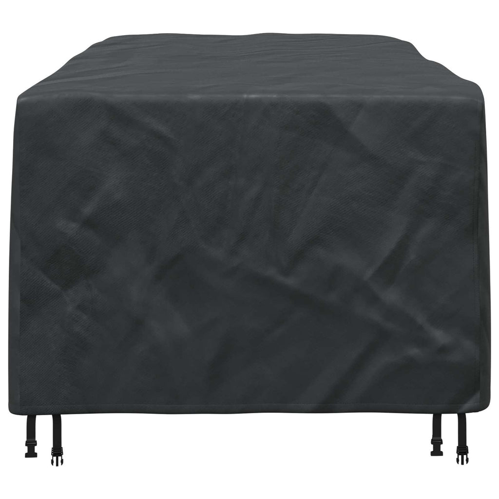 vidaXL Pokrowiec na meble Gładki Czarny 229 x 113 x 73 cm 210D