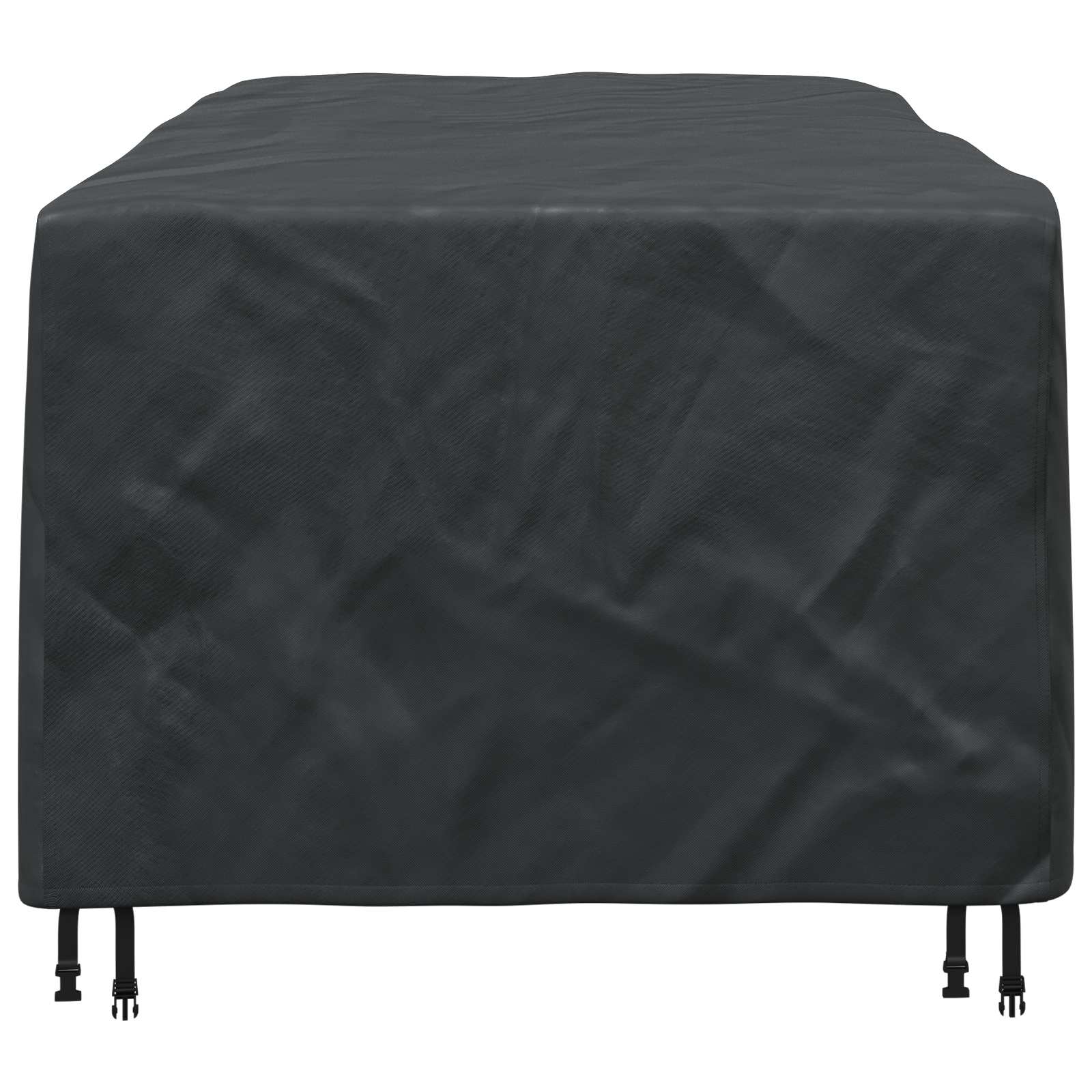 vidaXL Pokrowiec na meble Gładki Czarny 229 x 113 x 73 cm 210D