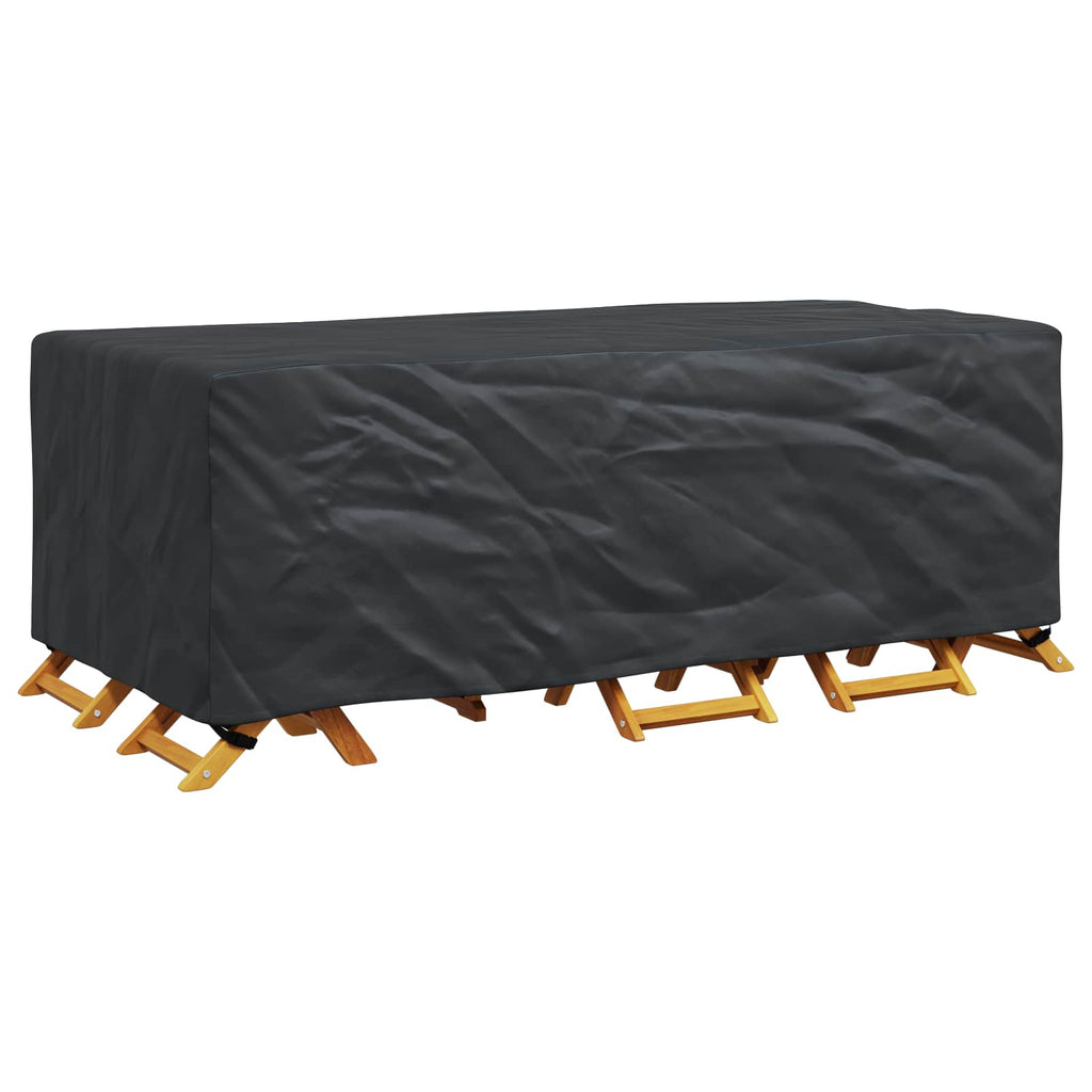 vidaXL Pokrowiec na meble Gładki Czarny 229 x 113 x 73 cm 420D