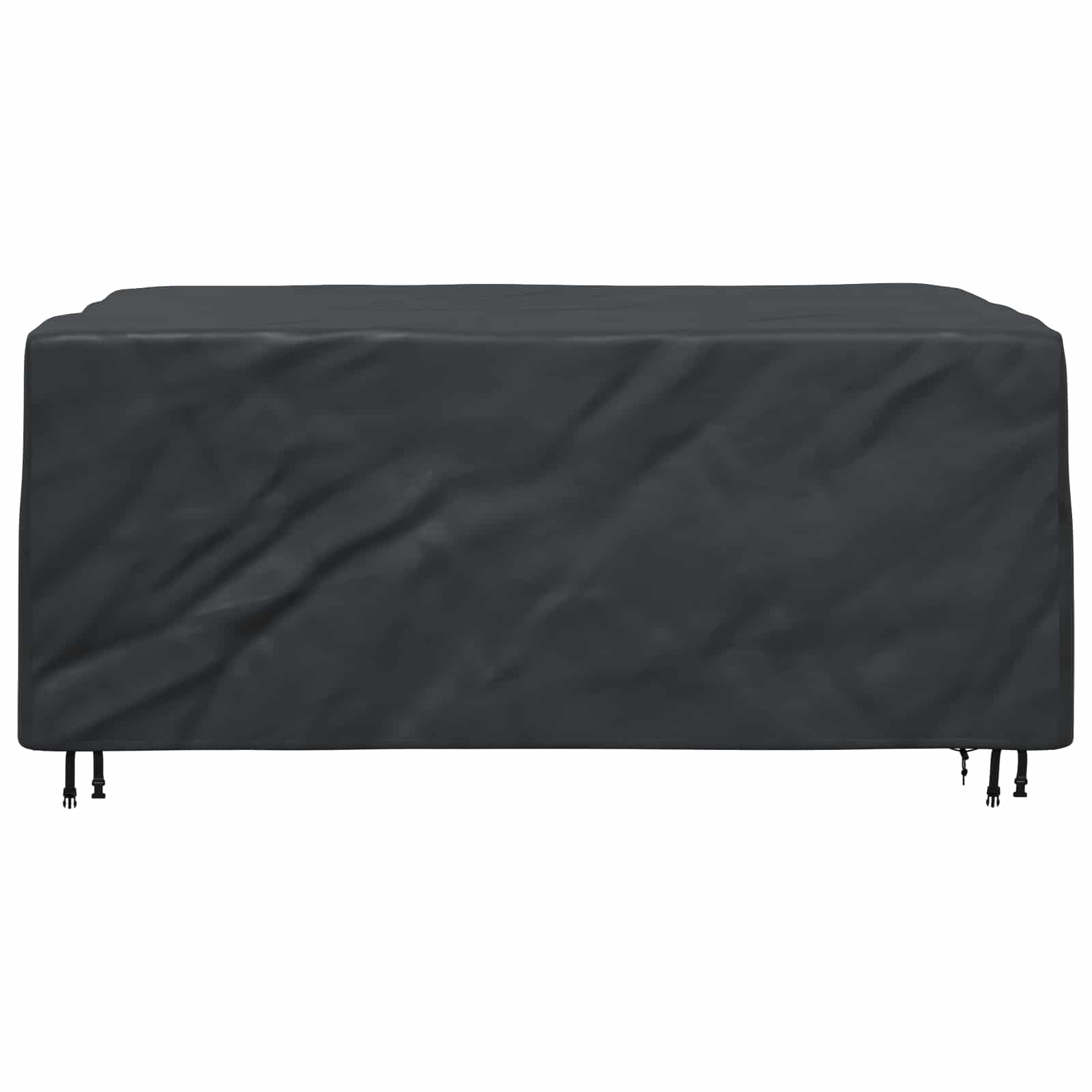 vidaXL Pokrowiec na meble Gładki Czarny 230 x 165 x 80 cm 210D