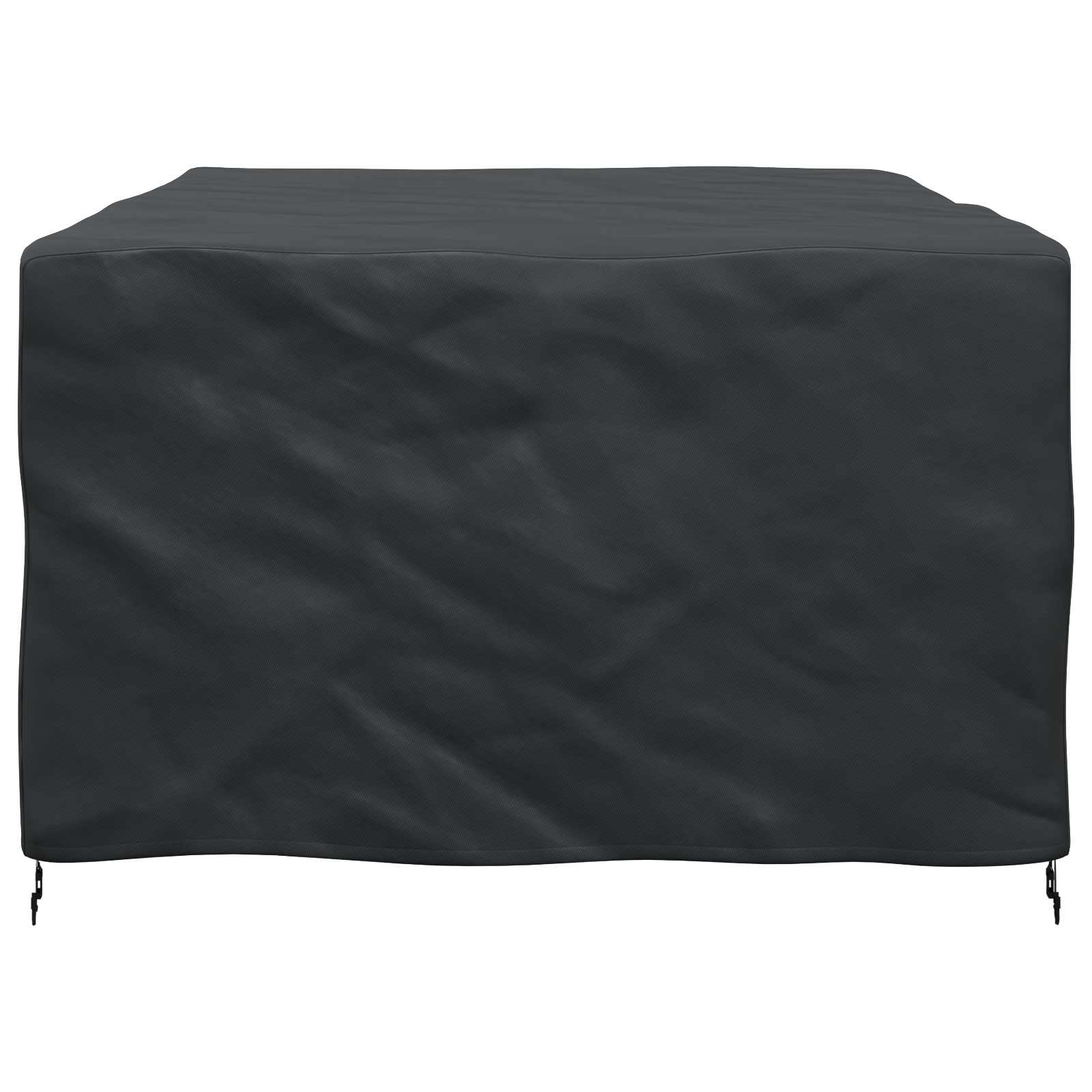 vidaXL Pokrowiec na meble Gładki Czarny 230 x 165 x 80 cm 210D