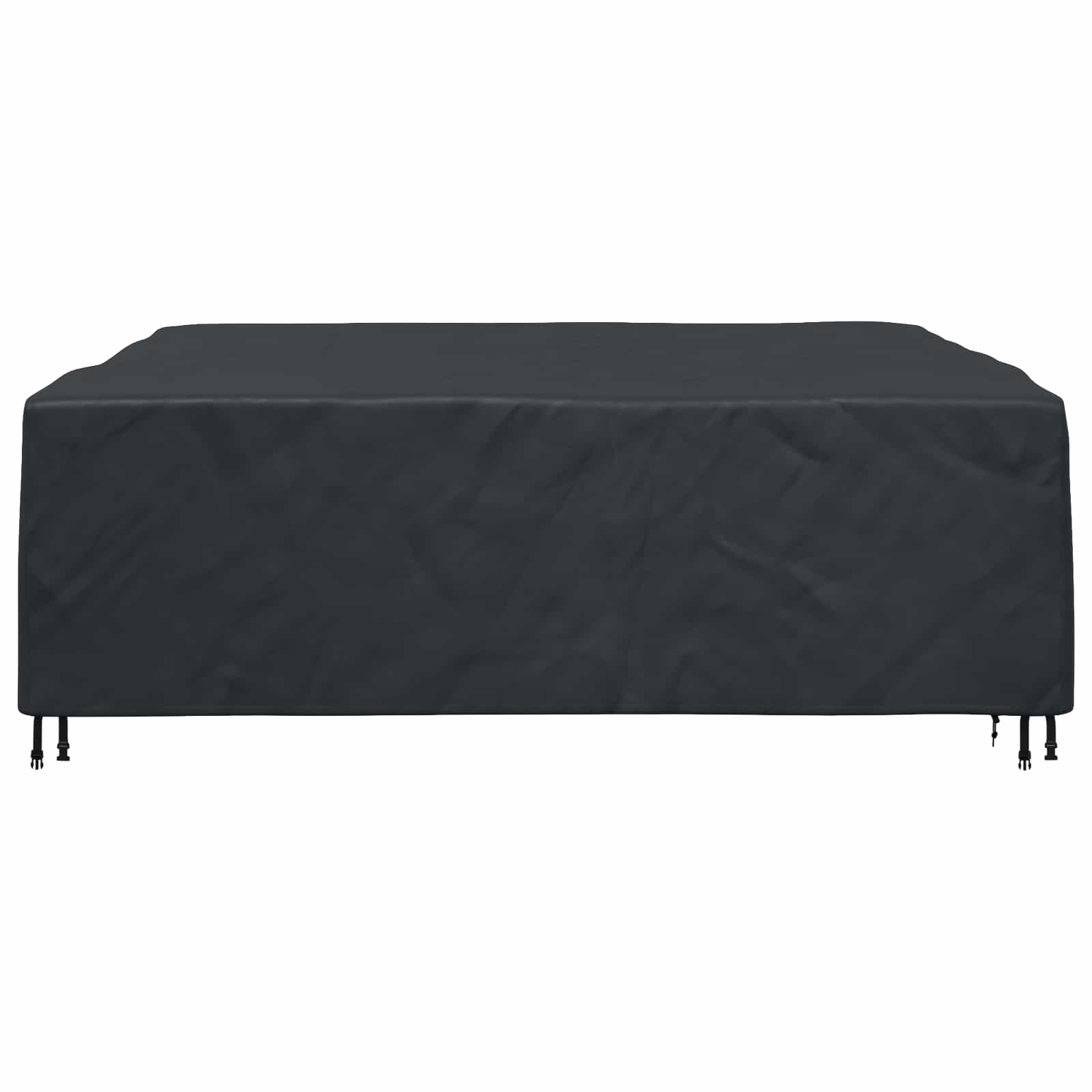 vidaXL Pokrowiec na meble Gładki Czarny 235 x 235 x 70 cm 210D