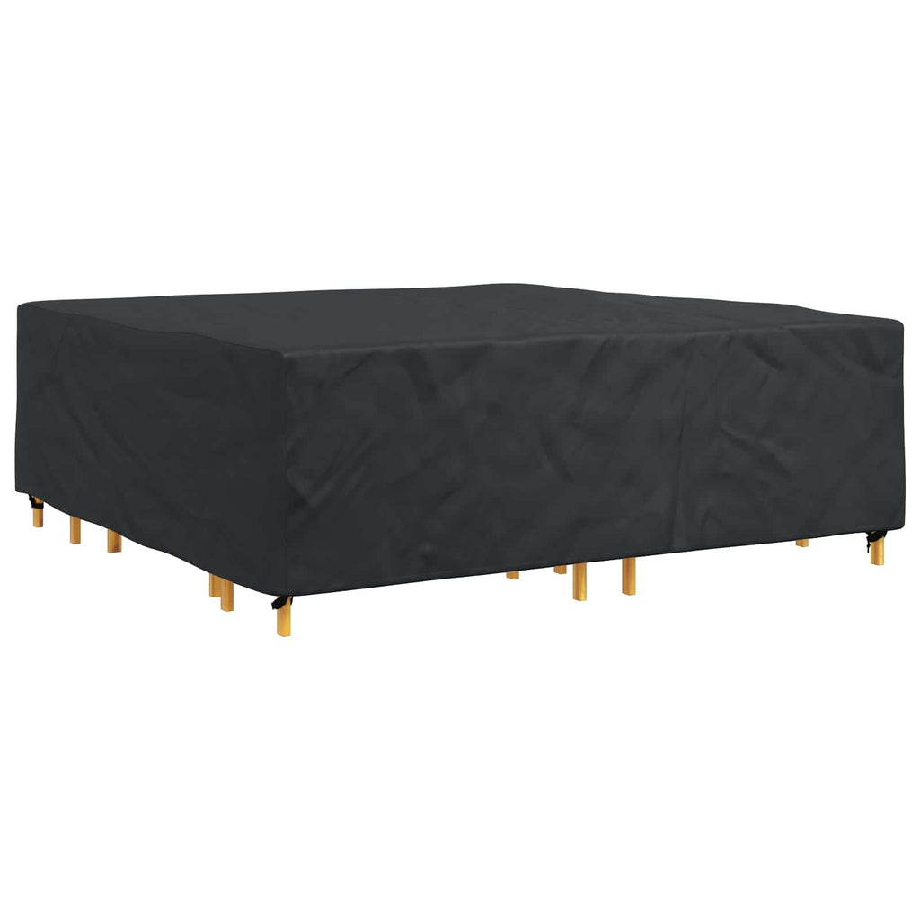 vidaXL Pokrowiec na meble Gładki Czarny 235 x 235 x 70 cm 210D