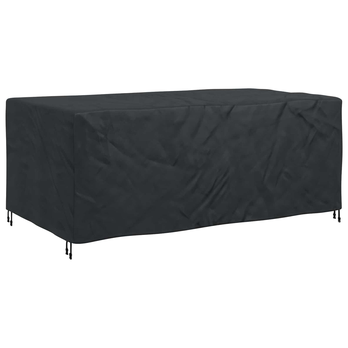 vidaXL Pokrowiec na meble Gładki Czarny 240 x 110 x 70 cm 210D
