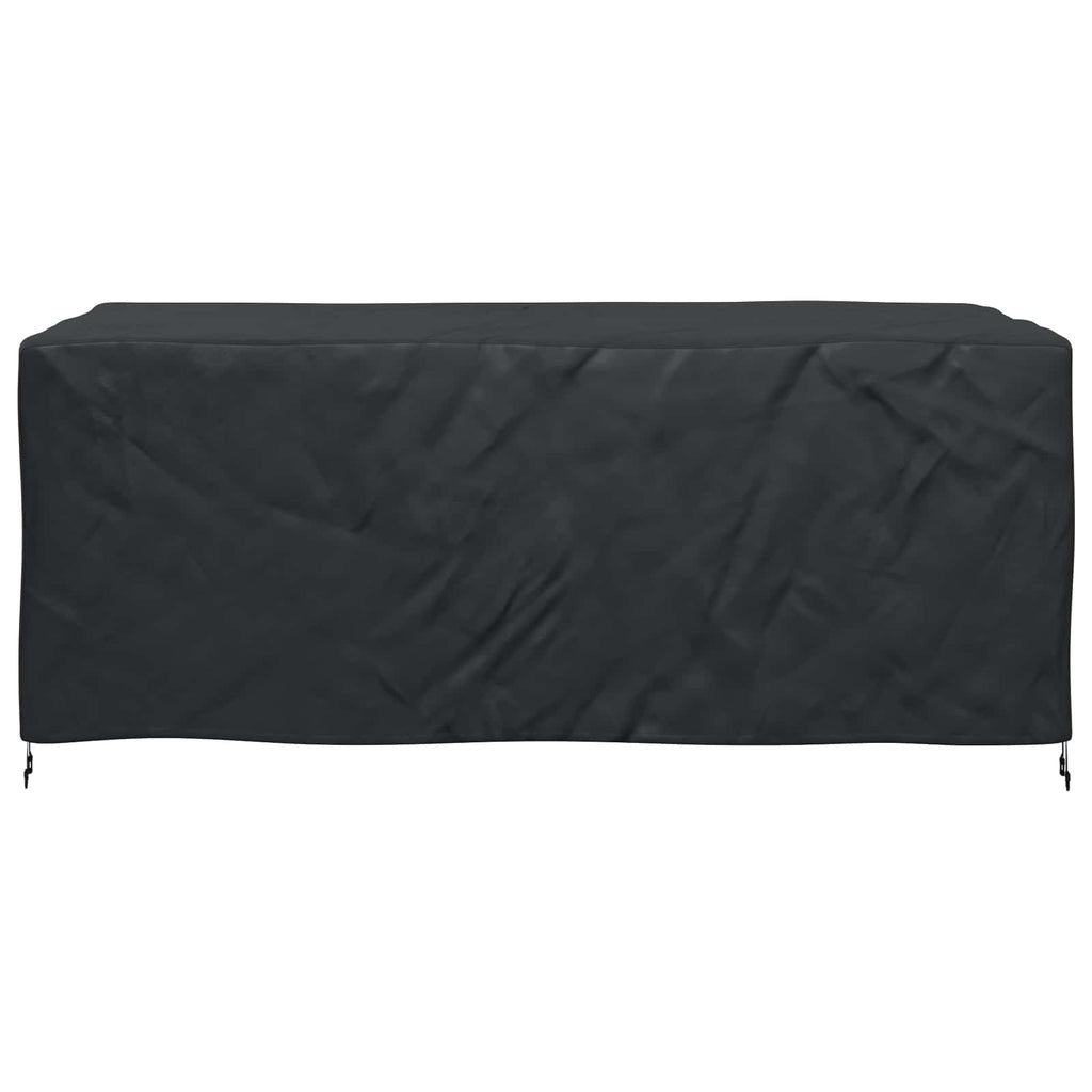 vidaXL Pokrowiec na meble Gładki Czarny 240 x 110 x 70 cm 210D