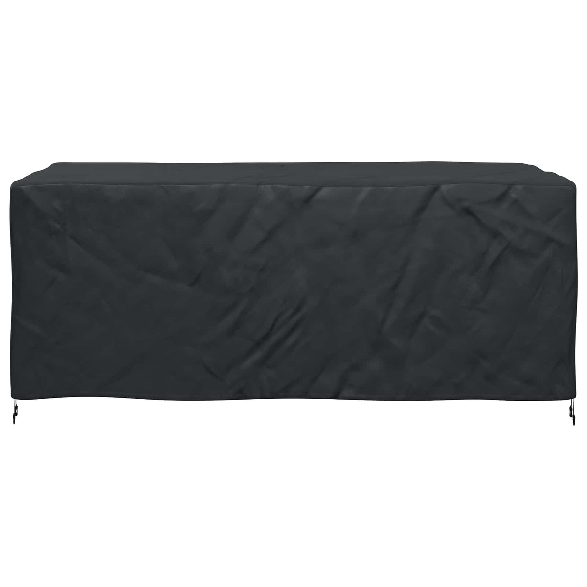 vidaXL Pokrowiec na meble Gładki Czarny 240 x 110 x 70 cm 210D