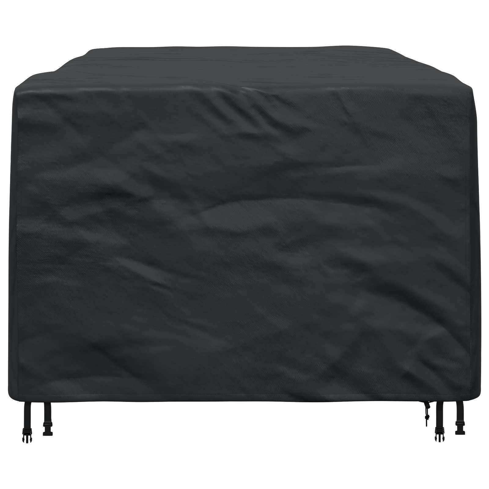vidaXL Pokrowiec na meble Gładki Czarny 240 x 110 x 70 cm 210D