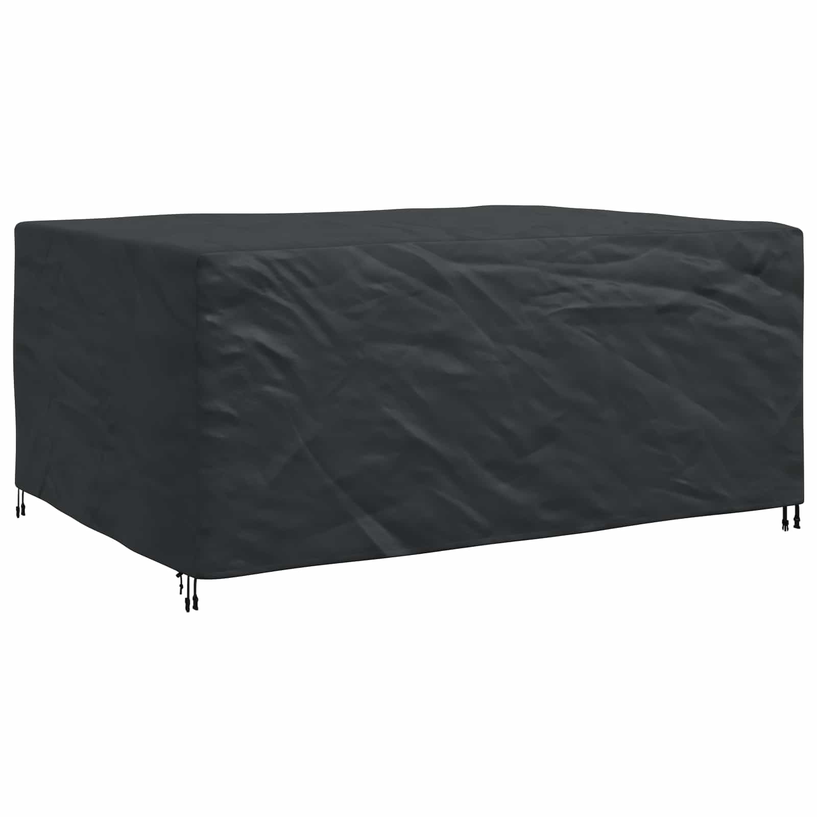 vidaXL Pokrowiec na meble Gładki Czarny 240 x 160 x 100 cm 210D