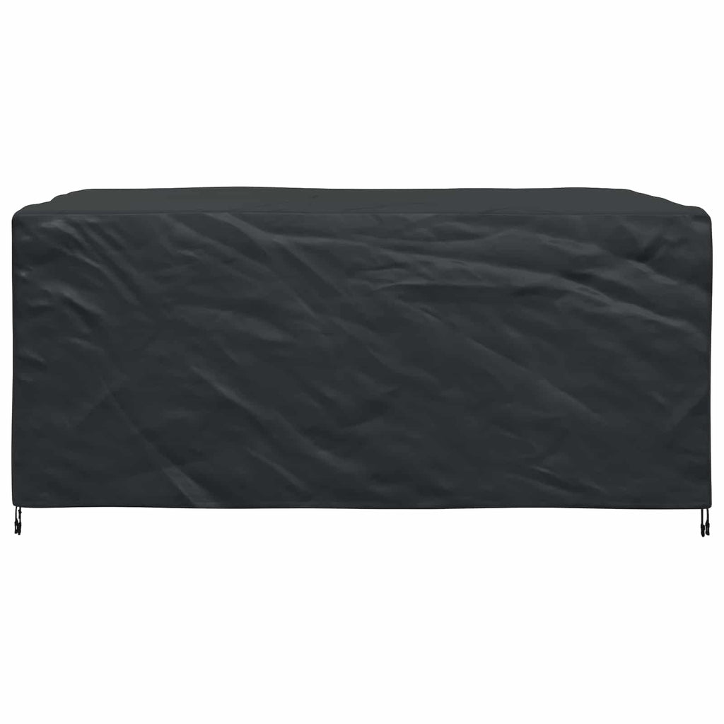 vidaXL Pokrowiec na meble Gładki Czarny 240 x 160 x 100 cm 210D