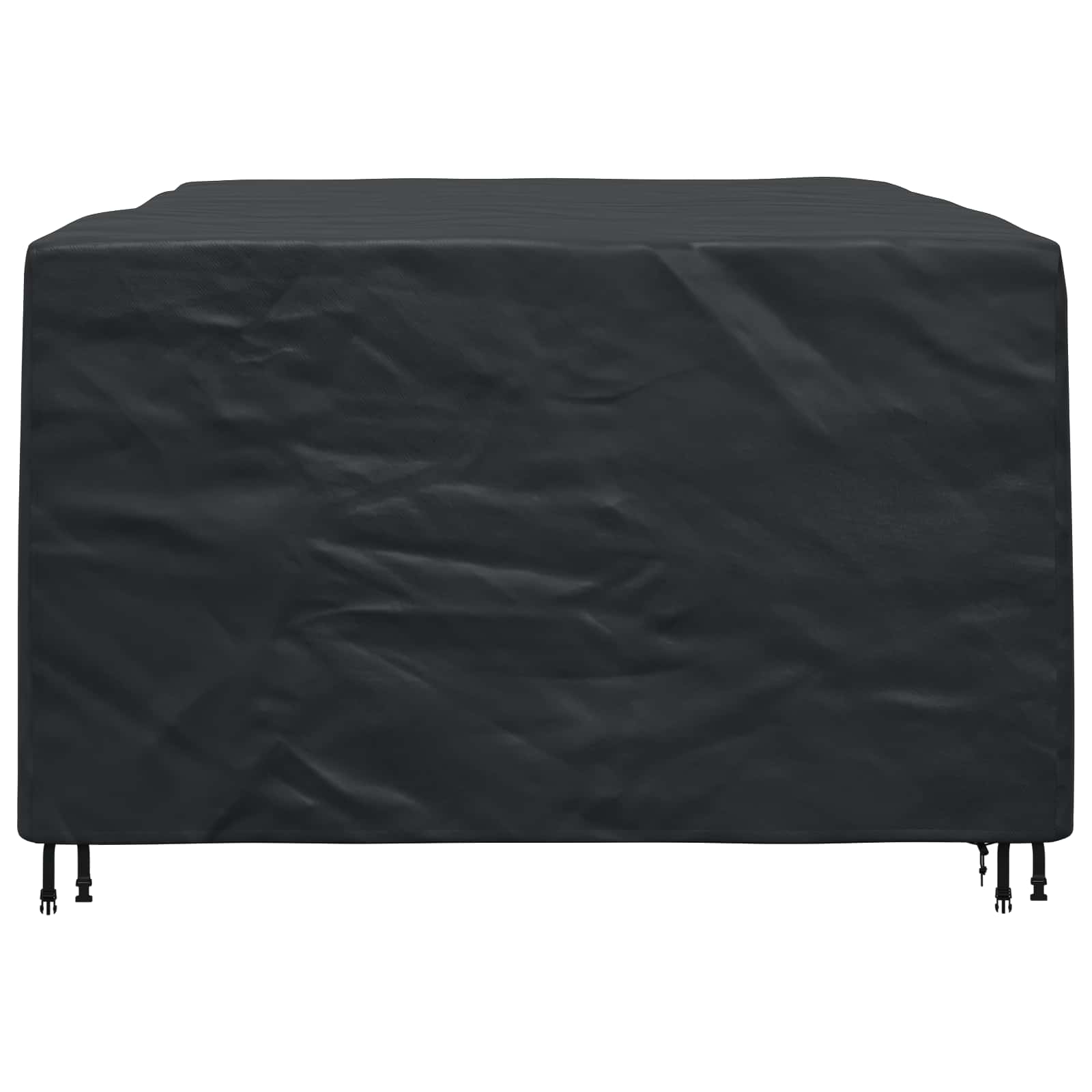 vidaXL Pokrowiec na meble Gładki Czarny 240 x 160 x 100 cm 600D