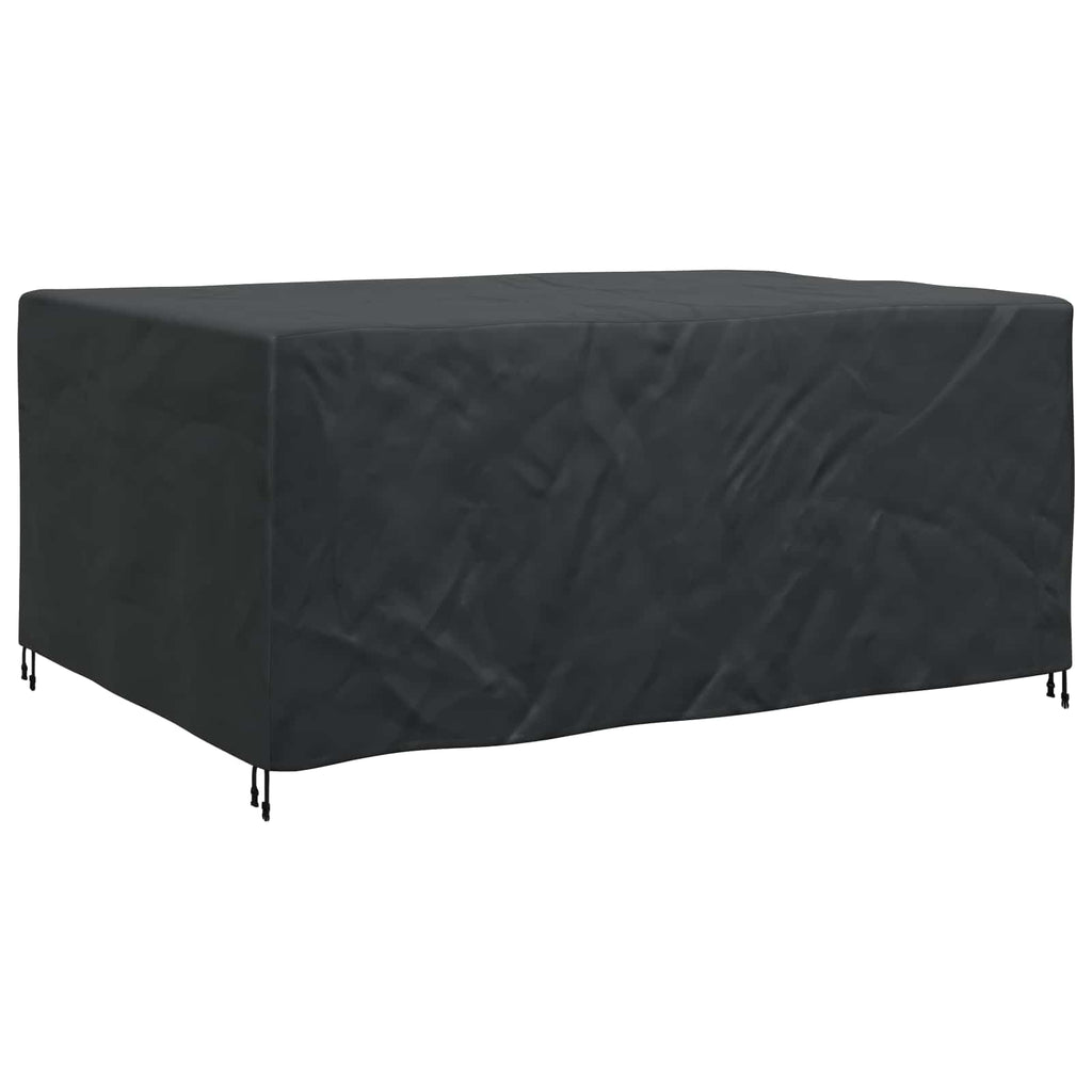 vidaXL Pokrowiec na meble Gładki Czarny 240 x 180 x 100 cm 210D