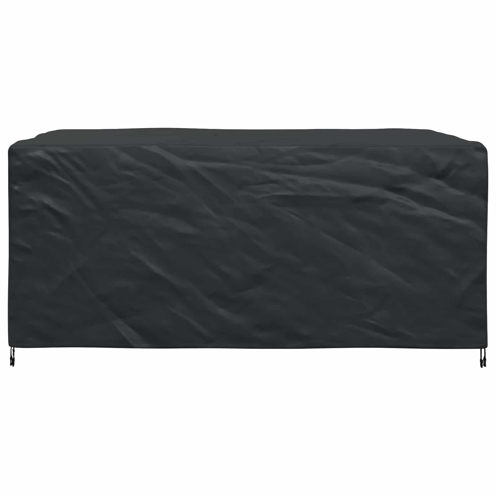 vidaXL Pokrowiec na meble Gładki Czarny 240 x 180 x 100 cm 600D
