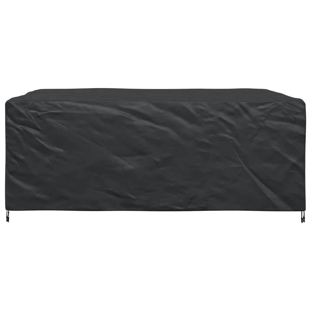 vidaXL Pokrowiec na meble Gładki Czarny 250 x 210 x 70 cm 210D
