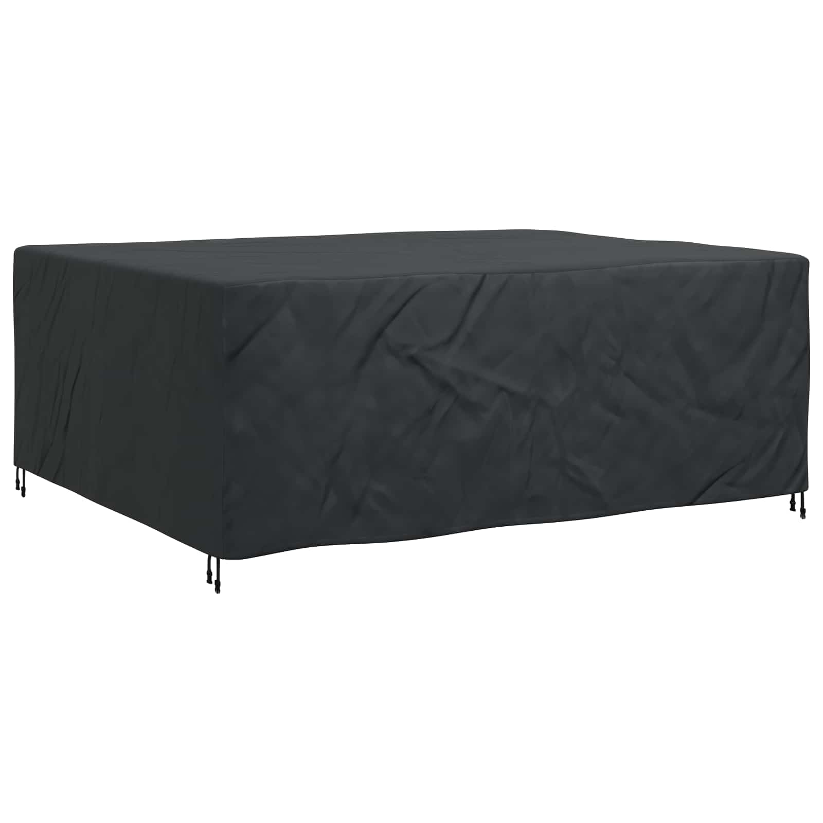 vidaXL Pokrowiec na meble Gładki Czarny 250 x 210 x 90 cm 420D