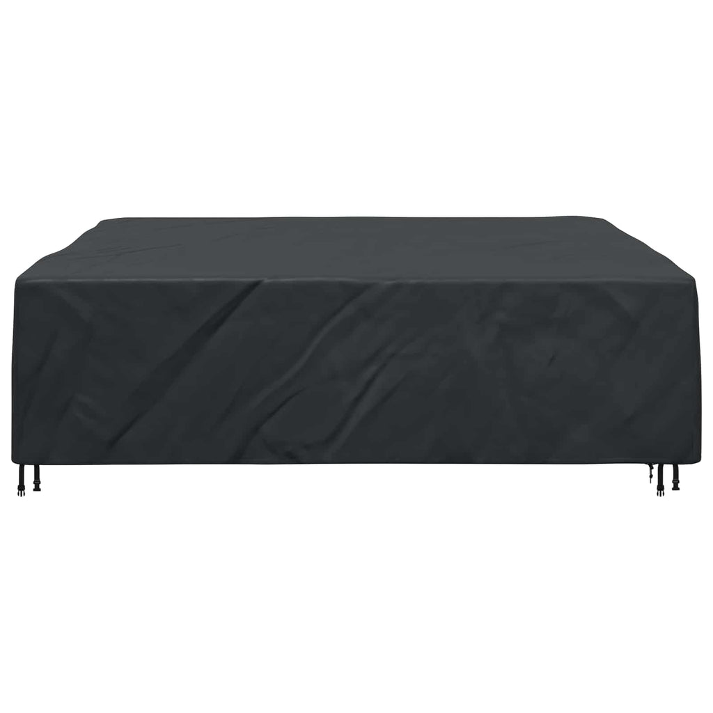 vidaXL Pokrowiec na meble Gładki Czarny 260 x 260 x 70 cm 420D